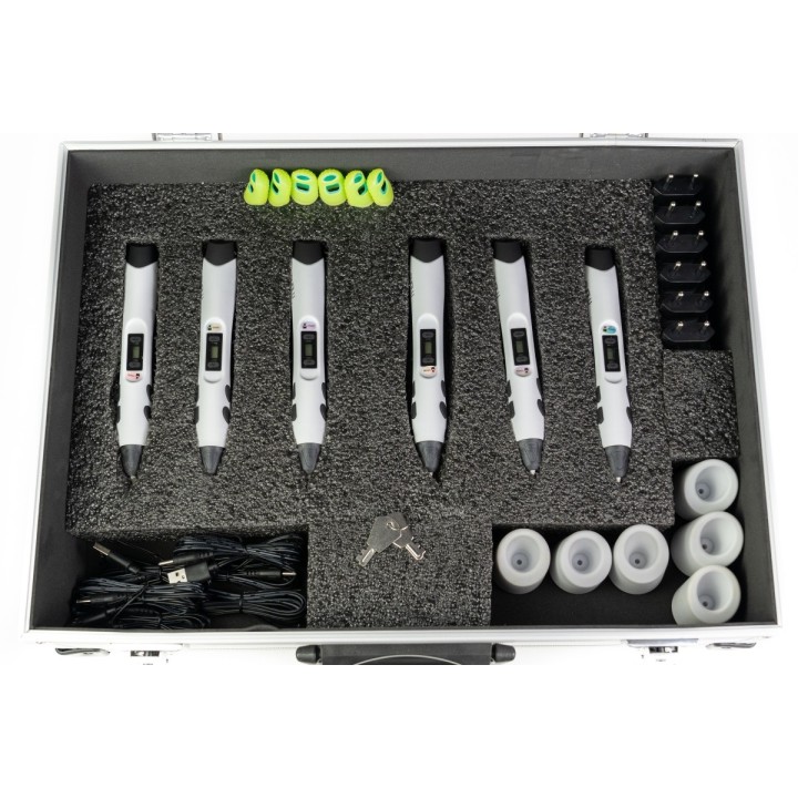 Długopisy 3D zestaw 6 szt.