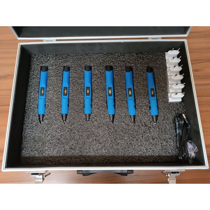 Długopisy 3D zestaw 6 szt.