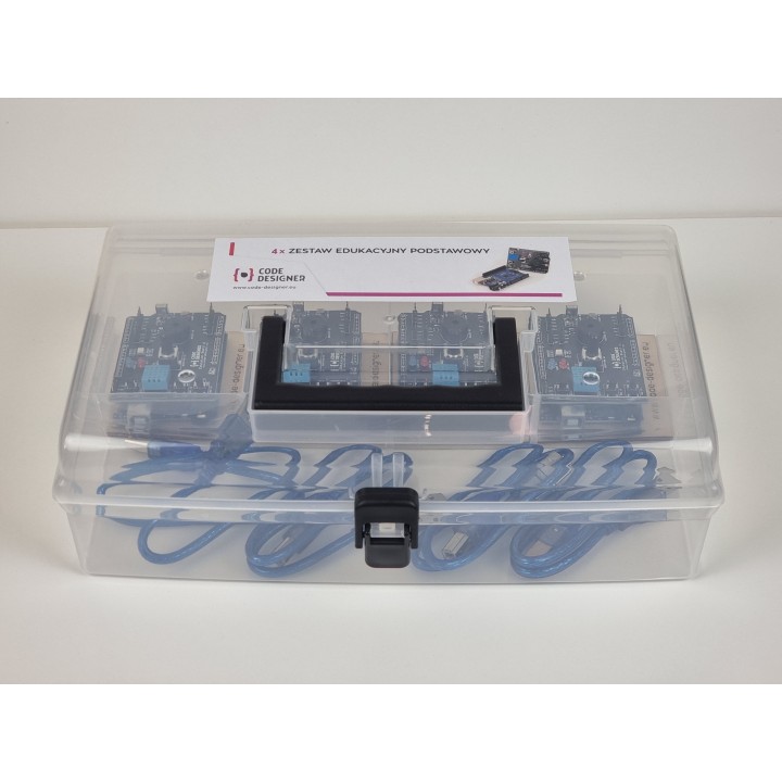 Mała pracownia mikrokontrolerów 4 szt. – wyposaż klasę z Code Designer