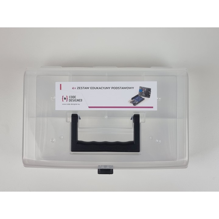 Pudełko na 4 zestawy edukacyjne podstawowe