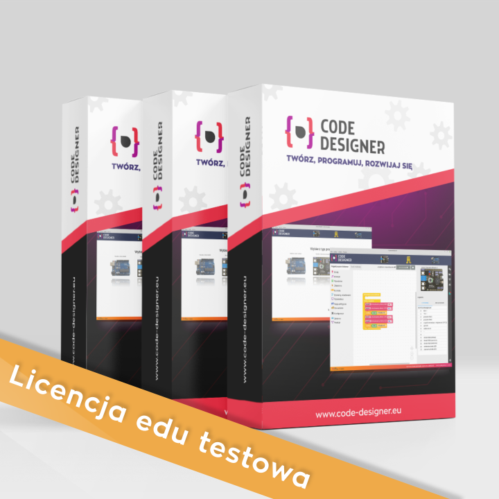 Licencja testowa Code Designer IDE – 30 dni, 25 zł za pakiet 50 użytkowników
