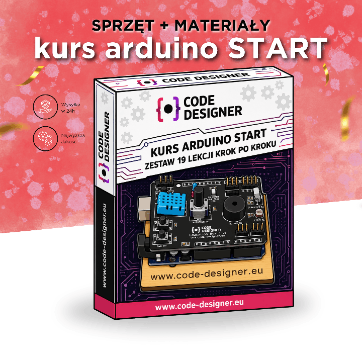 Kurs Arduino Start ze sprzętem – Education Board v1 i 19 lekcji
