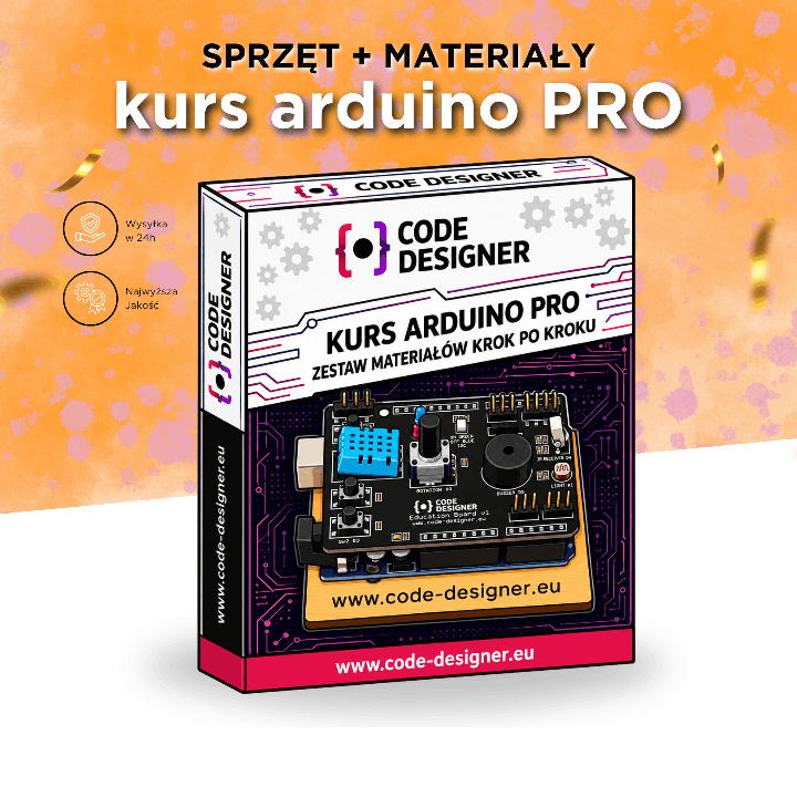 Kurs Arduino Pro ze sprzętem – Education Board v1 i pełny pakiet materiałów
