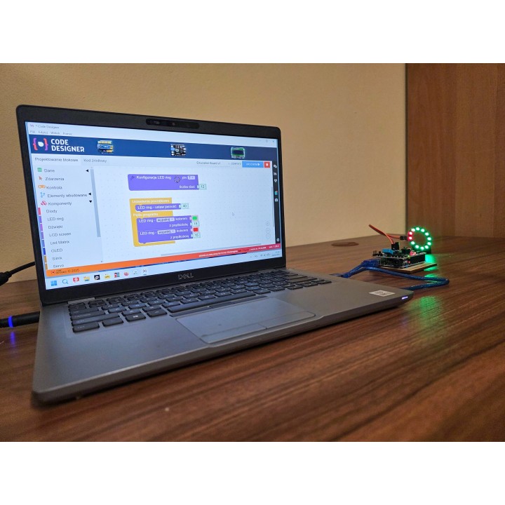 Kurs Arduino Plus ze sprzętem – Education Board v1, LED Ring i 26 lekcji