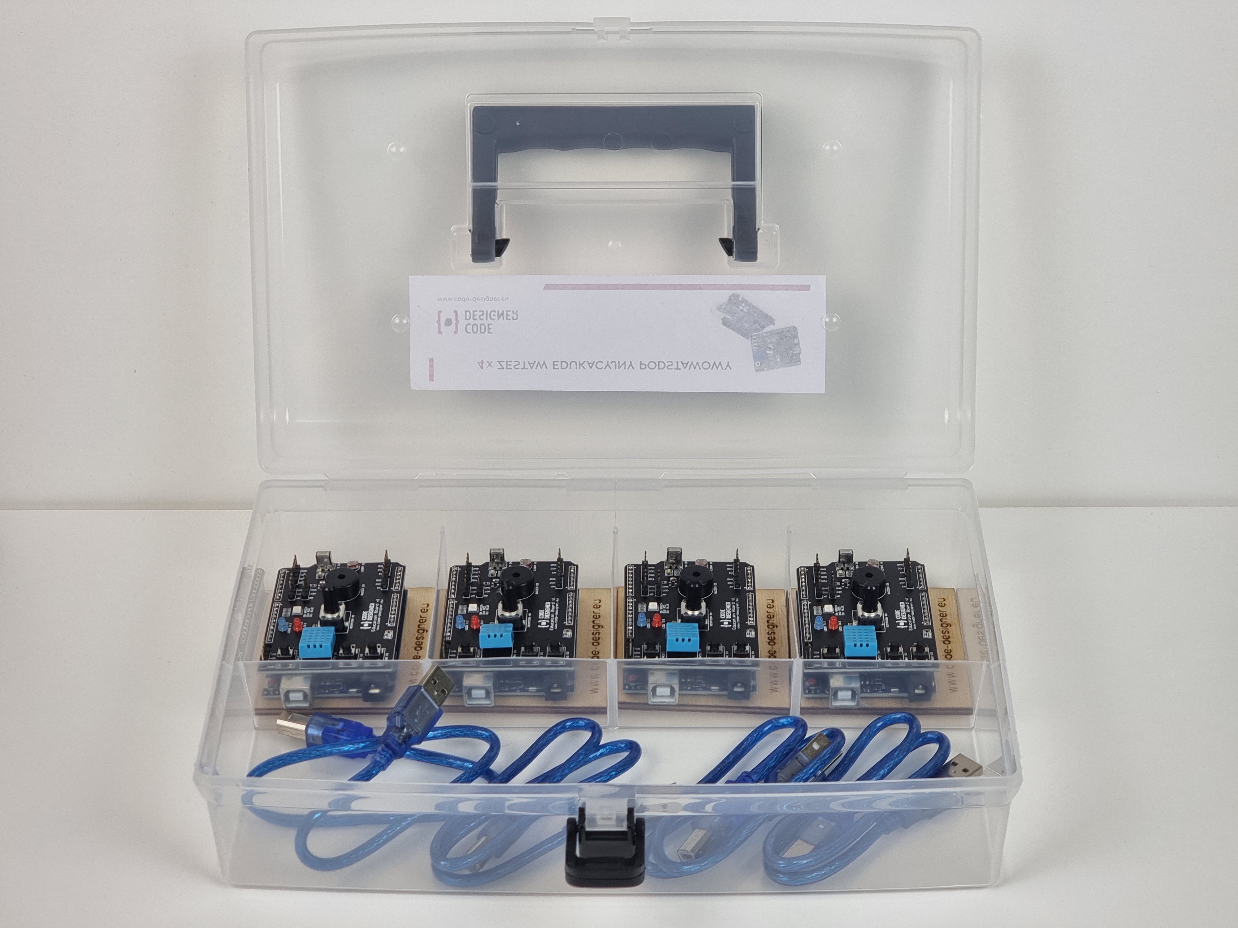 4 zestawy edukacyjne w pudełku