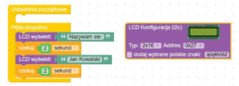2.4 Wyświetlacz LCD 2