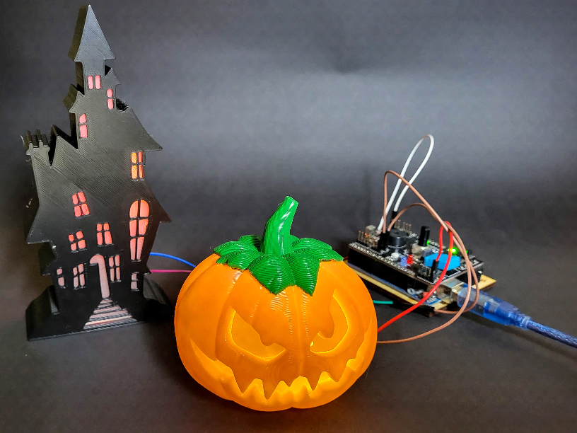 Halloween z arduino i Code Designer 1