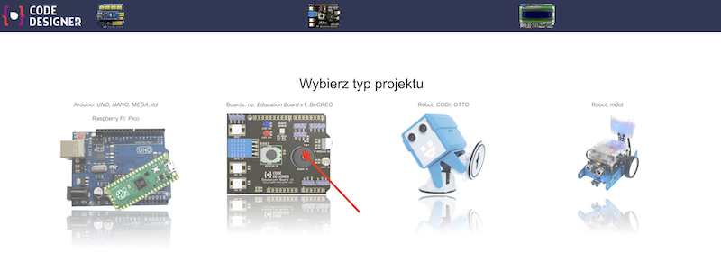 Halloween z arduino i Code Designer 3