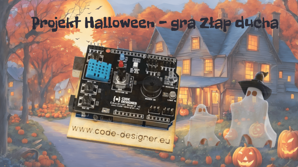 Projekt Halloween - gra Złap ducha 👻 1